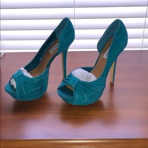 Not wearing heels this tall anymore.